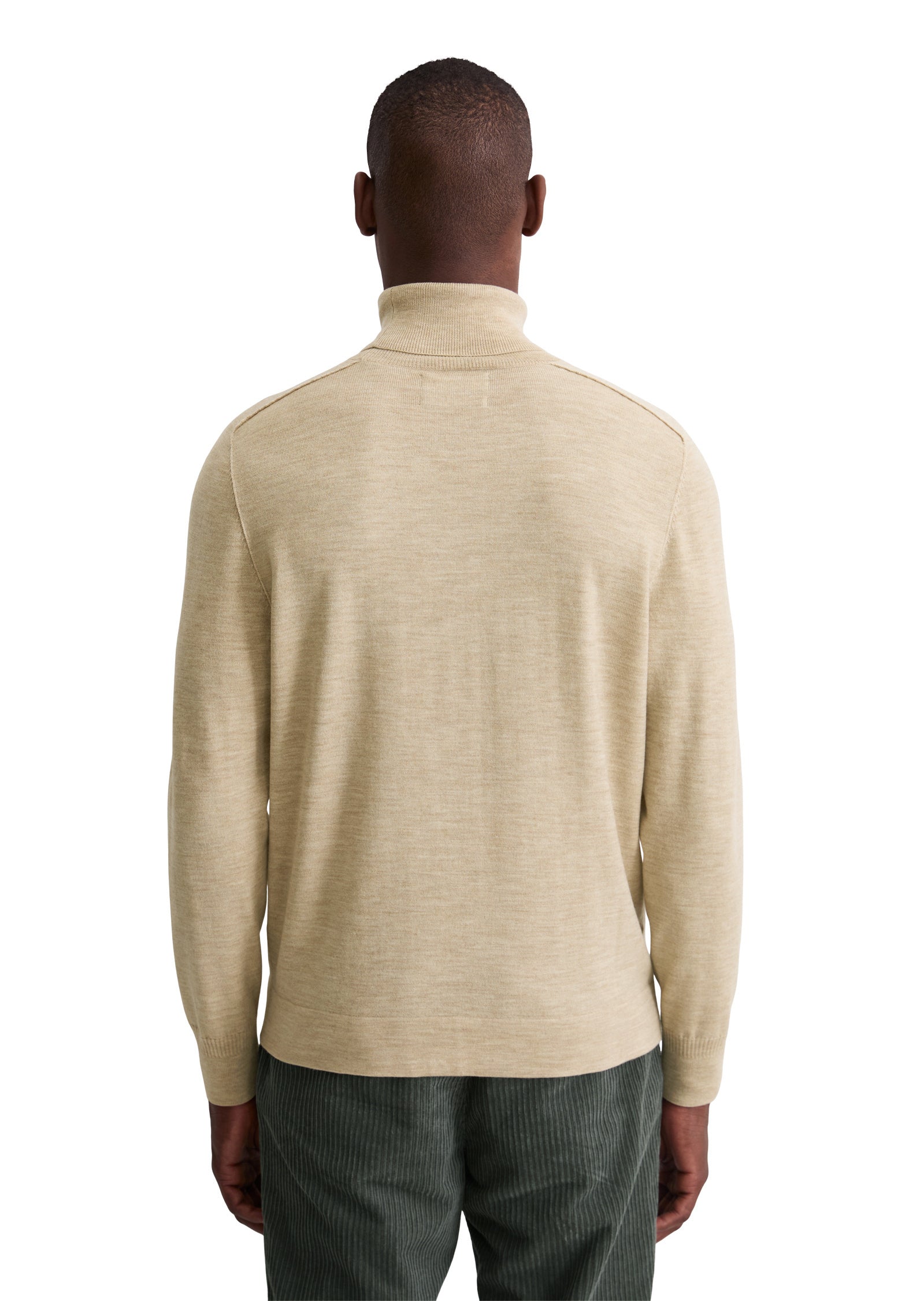 Strickpullover mit Turtleneck - 111-pure cashmere - Beige