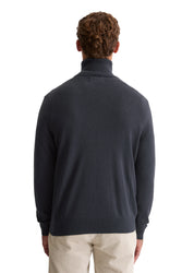 Strickjacke aus Baumwollmix - 898-dark navy - Blau