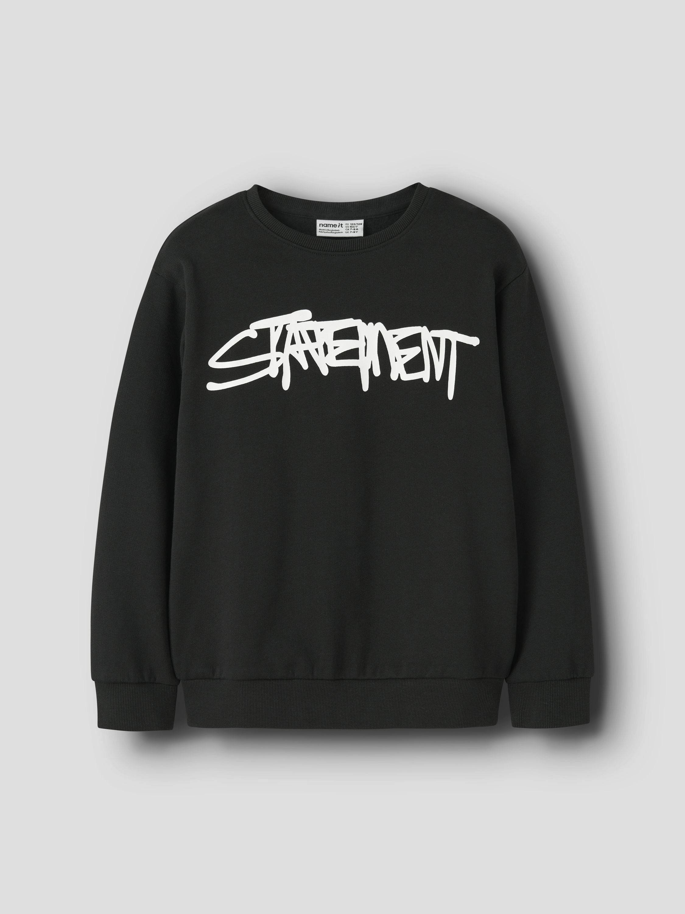 Sweatshirt aus Bio-Baumwolle - Black - Schwarz