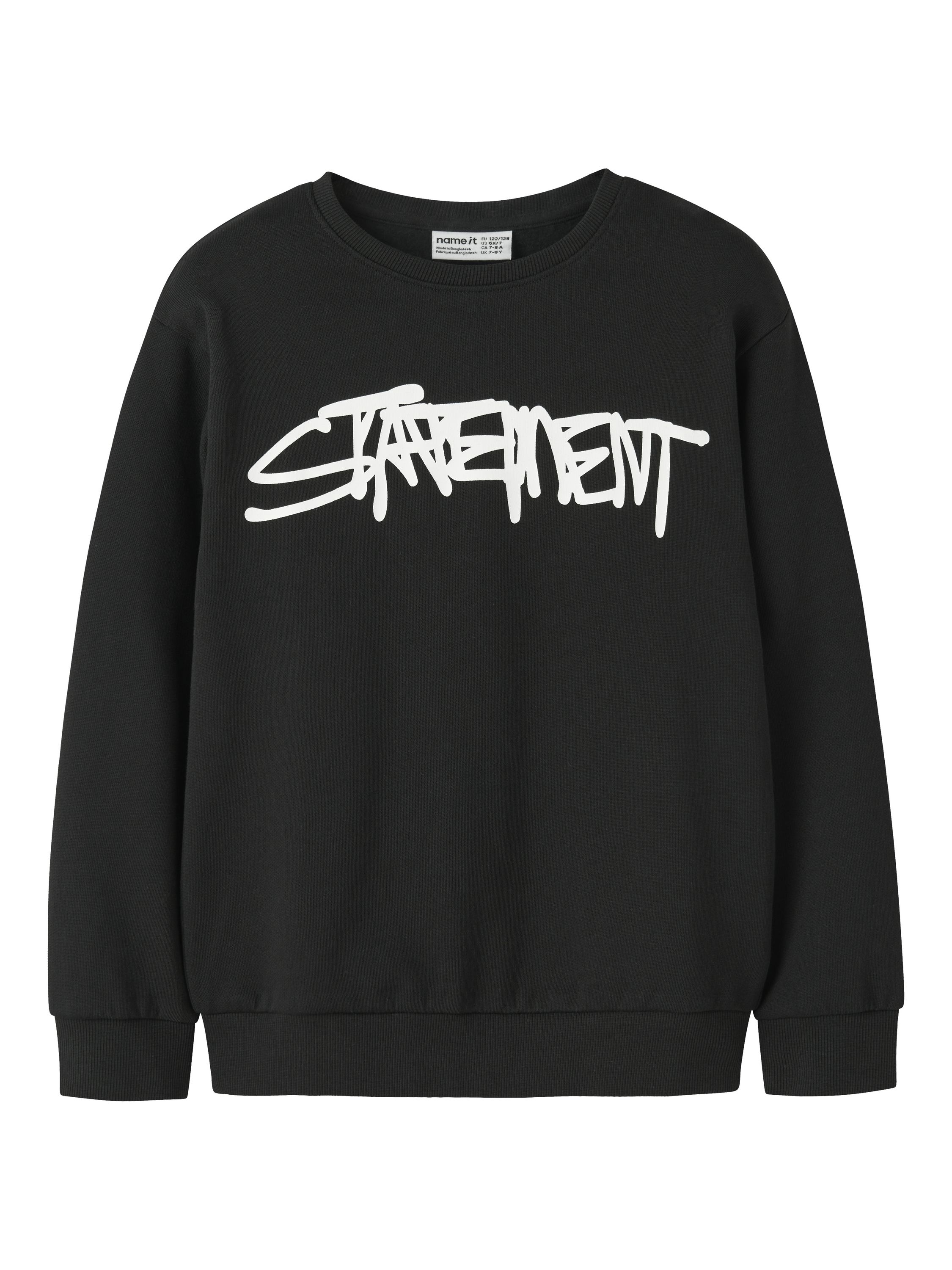 Sweatshirt aus Bio-Baumwolle - Black - Schwarz
