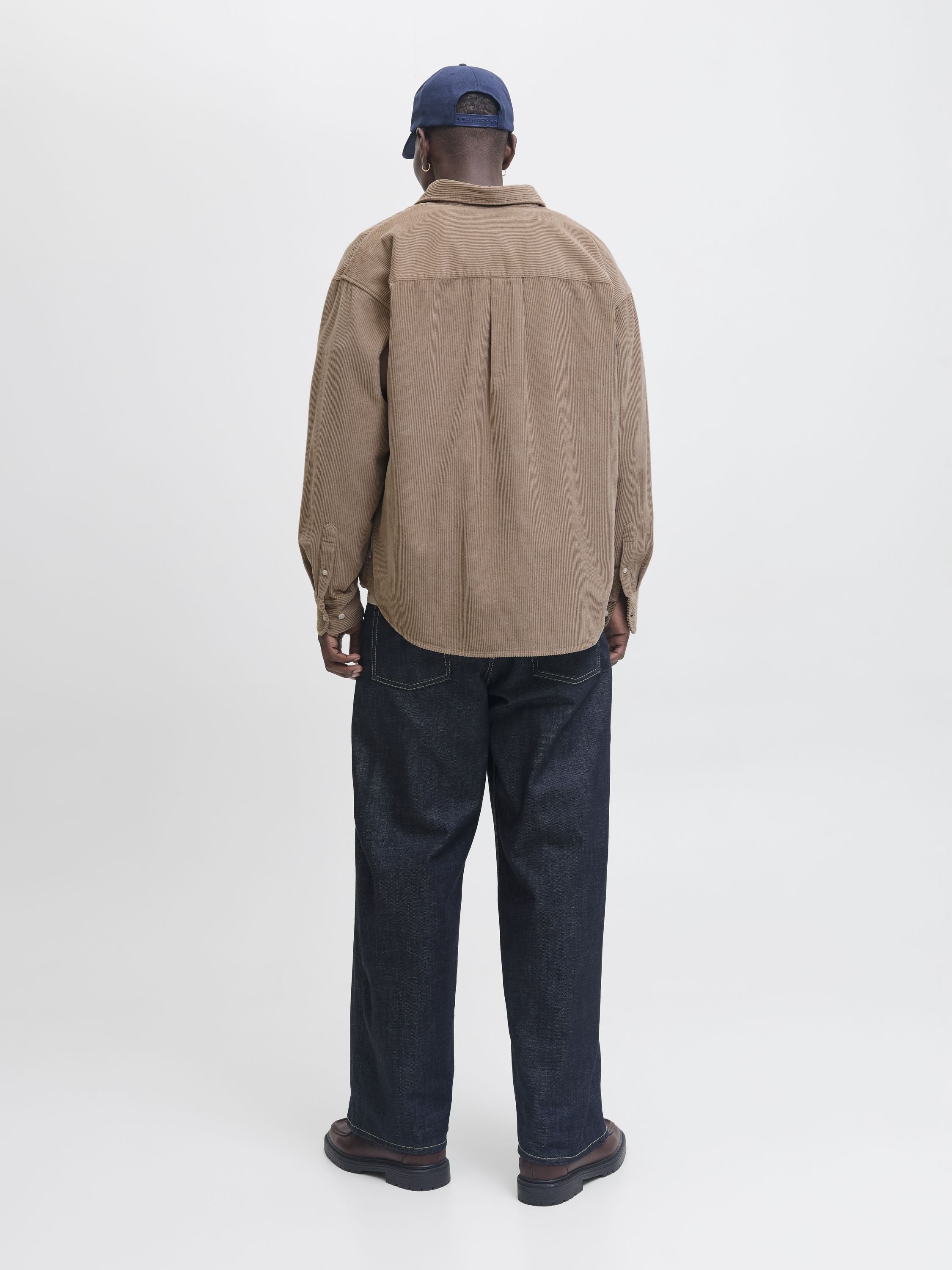 Cordovershirt Relaxed Fit - Mocha Meringue - Braun