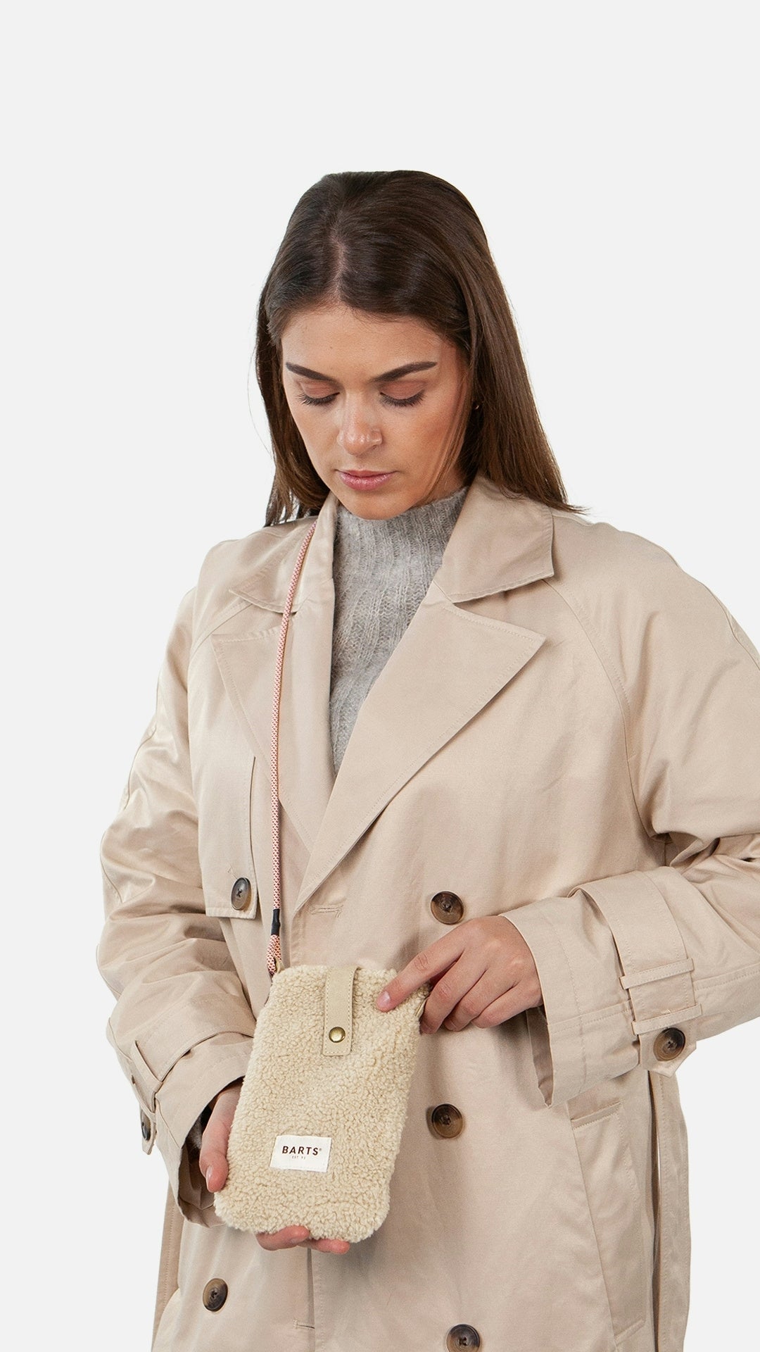 Teddyhandytasche BUGBANE - beige - Beige