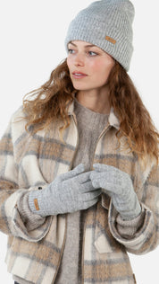 Handschuhe Witzia - heather grey - Grau