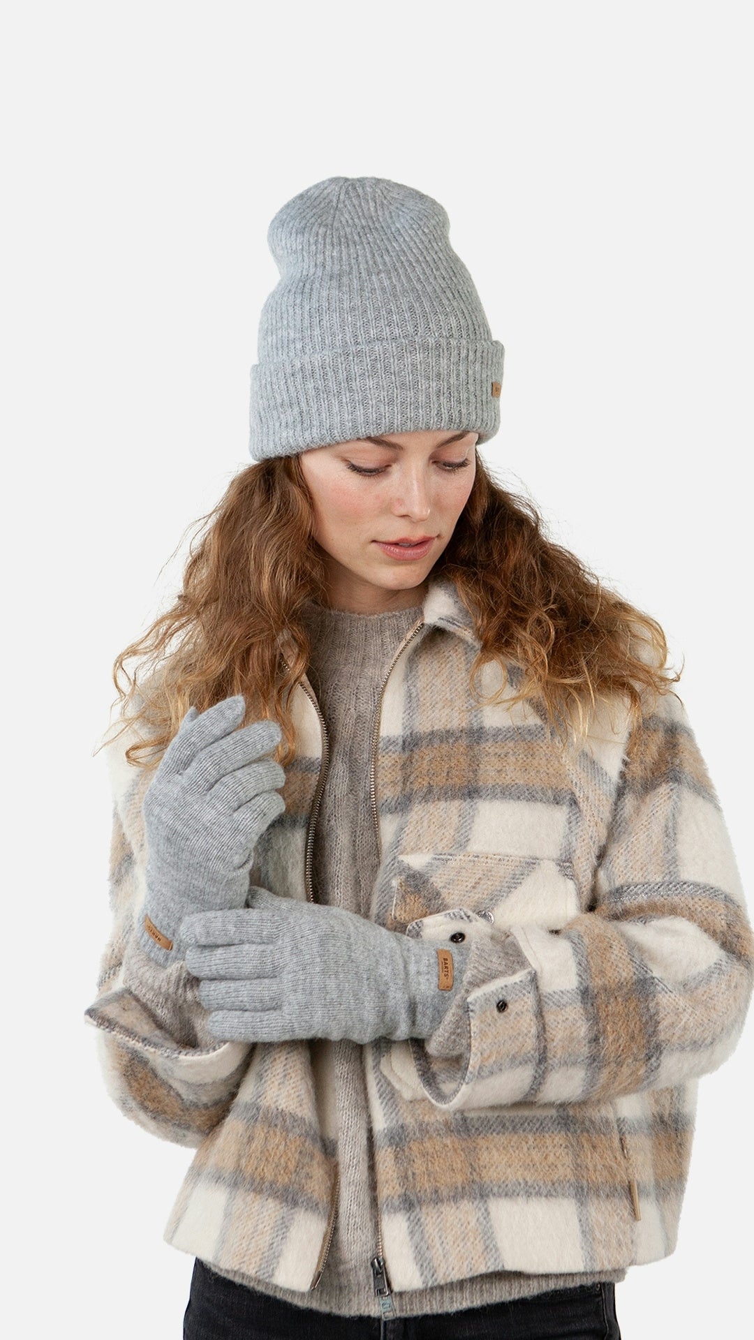 Handschuhe Witzia - heather grey - Grau