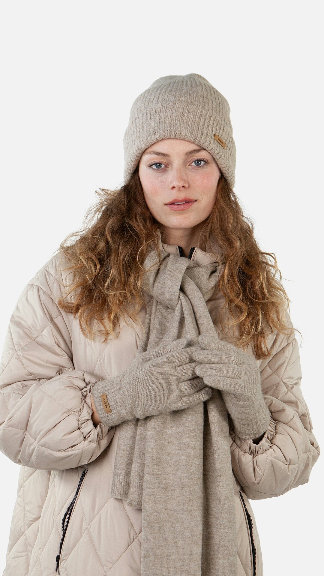 Handschuhe Witzia - light brown - Braun