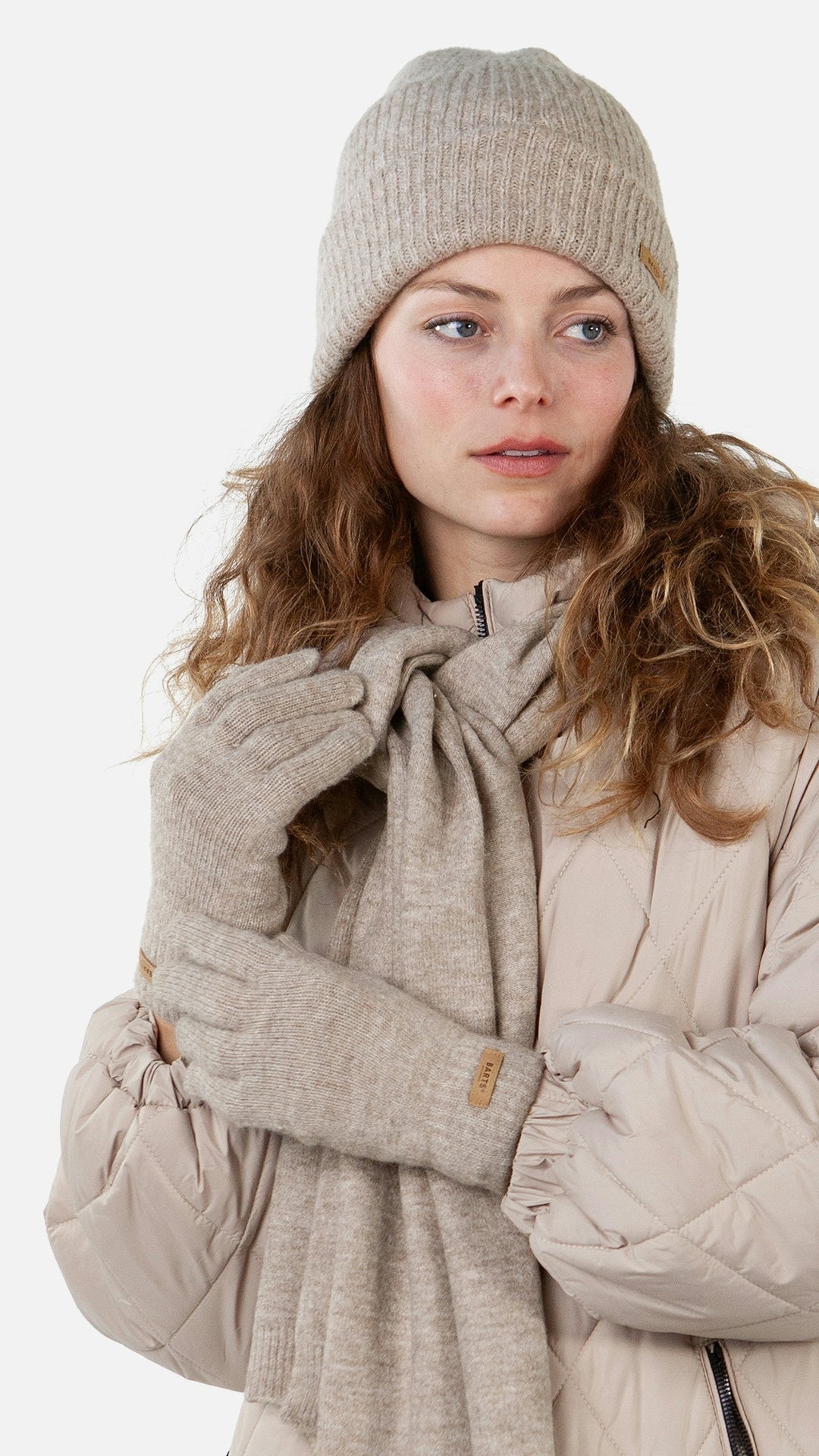 Handschuhe Witzia - light brown - Braun