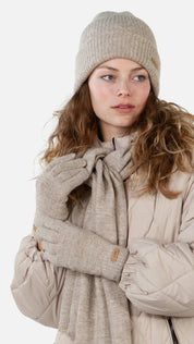 Handschuhe Witzia - light brown - Braun