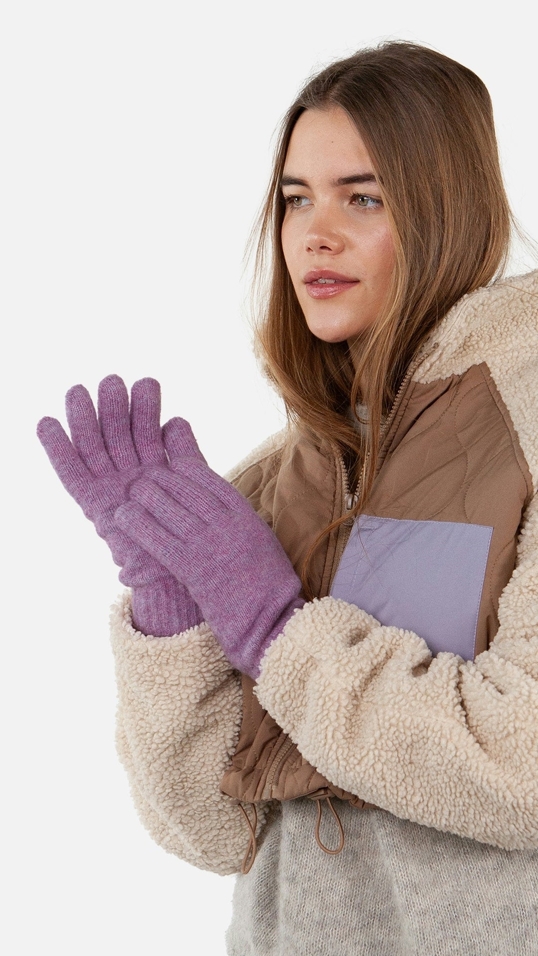 Handschuhe Witzia - berry - Violett