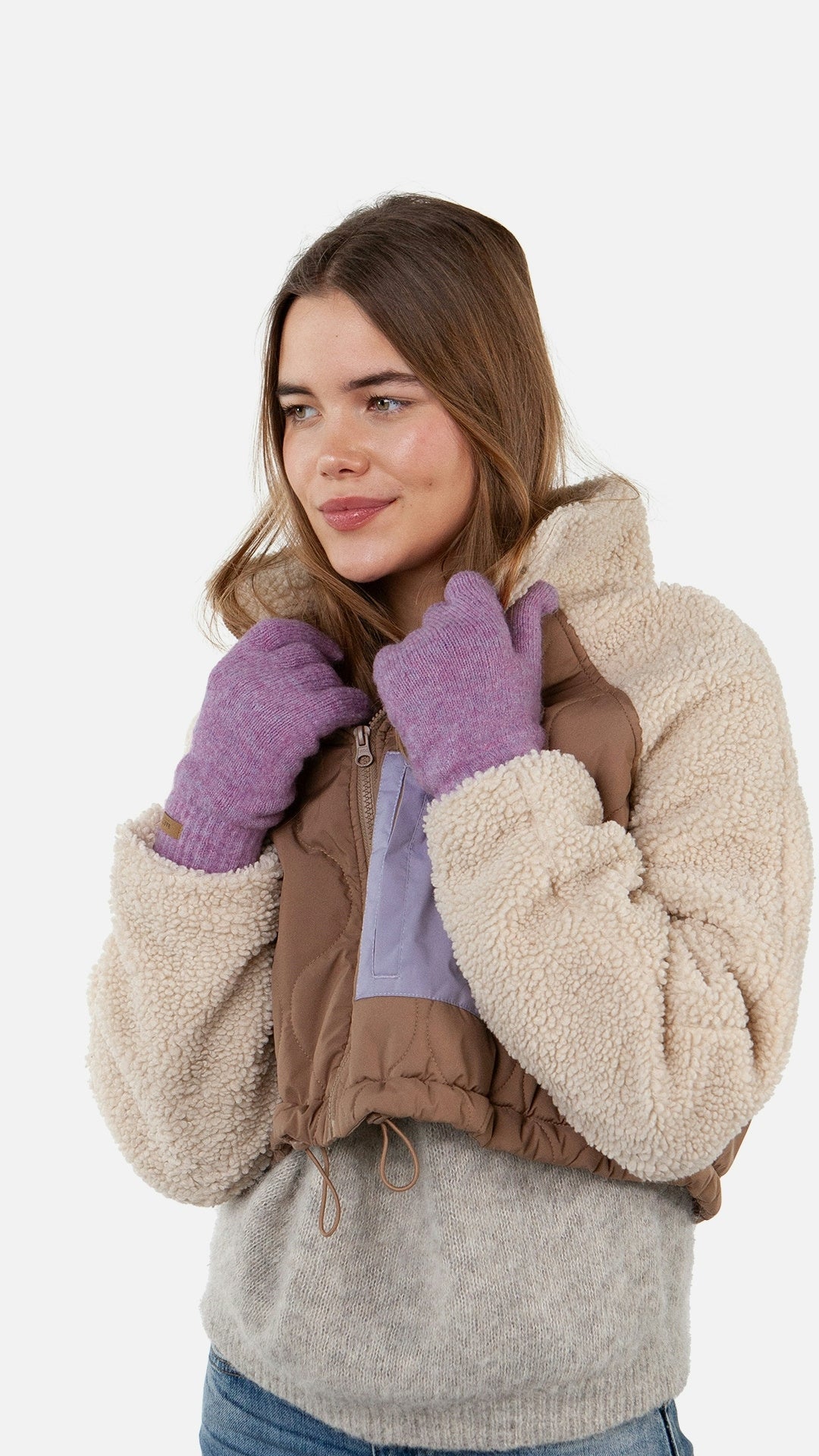 Handschuhe Witzia - berry - Violett