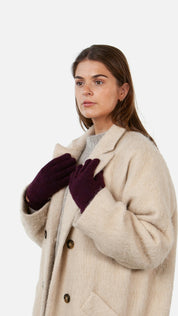 Handschuhe Witzia - aubergine - Violett