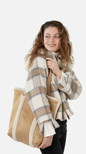 Totebag AEDEY - light brown - Braun