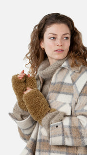 Handschuhe BANTOTA fingerlos - brown - Braun