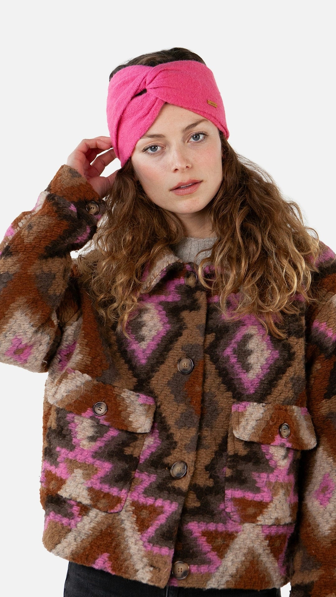 Stirnband Witzia - hot pink - Pink