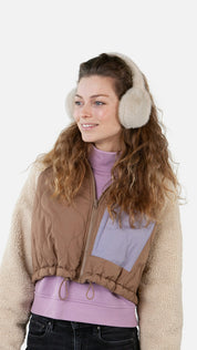 Ohrenwärmer BIG FUR - beige - Beige
