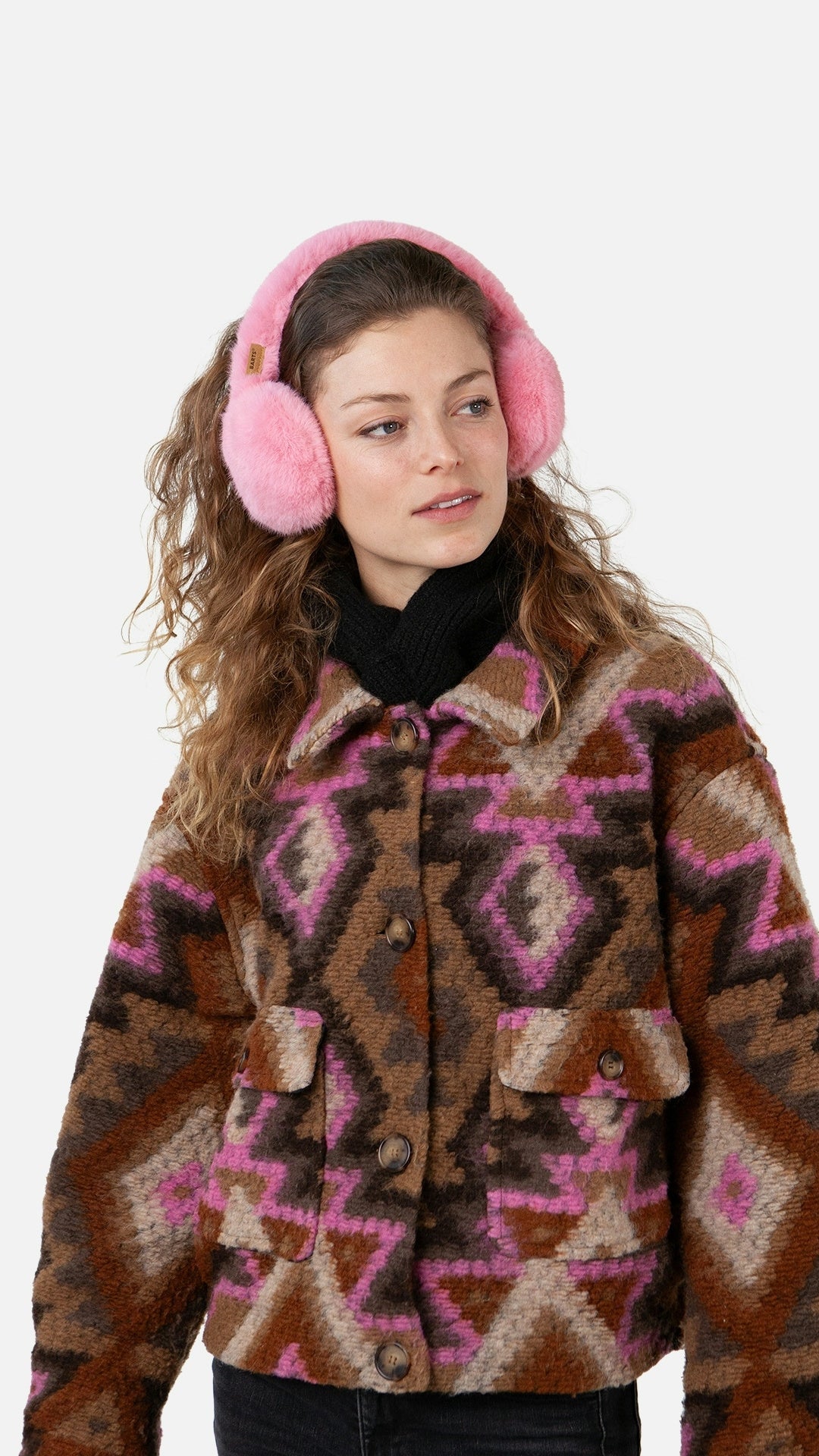 Ohrenwärmer BIG FUR - pink - Pink