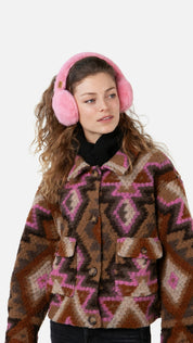 Ohrenwärmer BIG FUR - pink - Pink