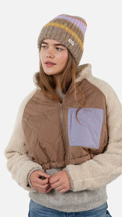Strickmütze HAPUTALE - stone - Beige