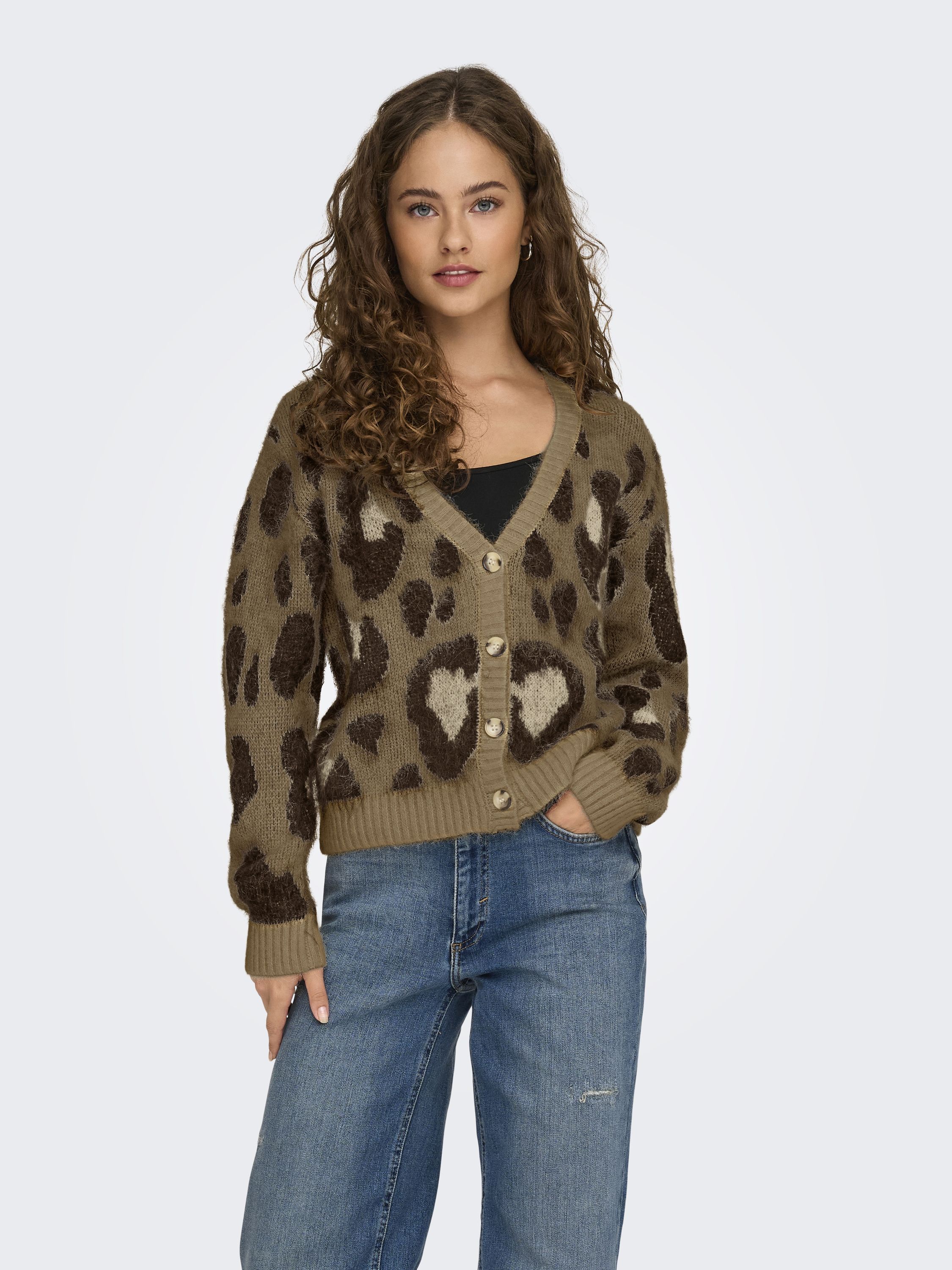 Strick-Cardigan EDELIE - Cocoa Créme/Chestnut/Biscoffi/ - Braun