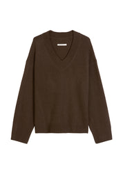 Strickpullover aus Schurwolle - 784-shaded brown - Braun