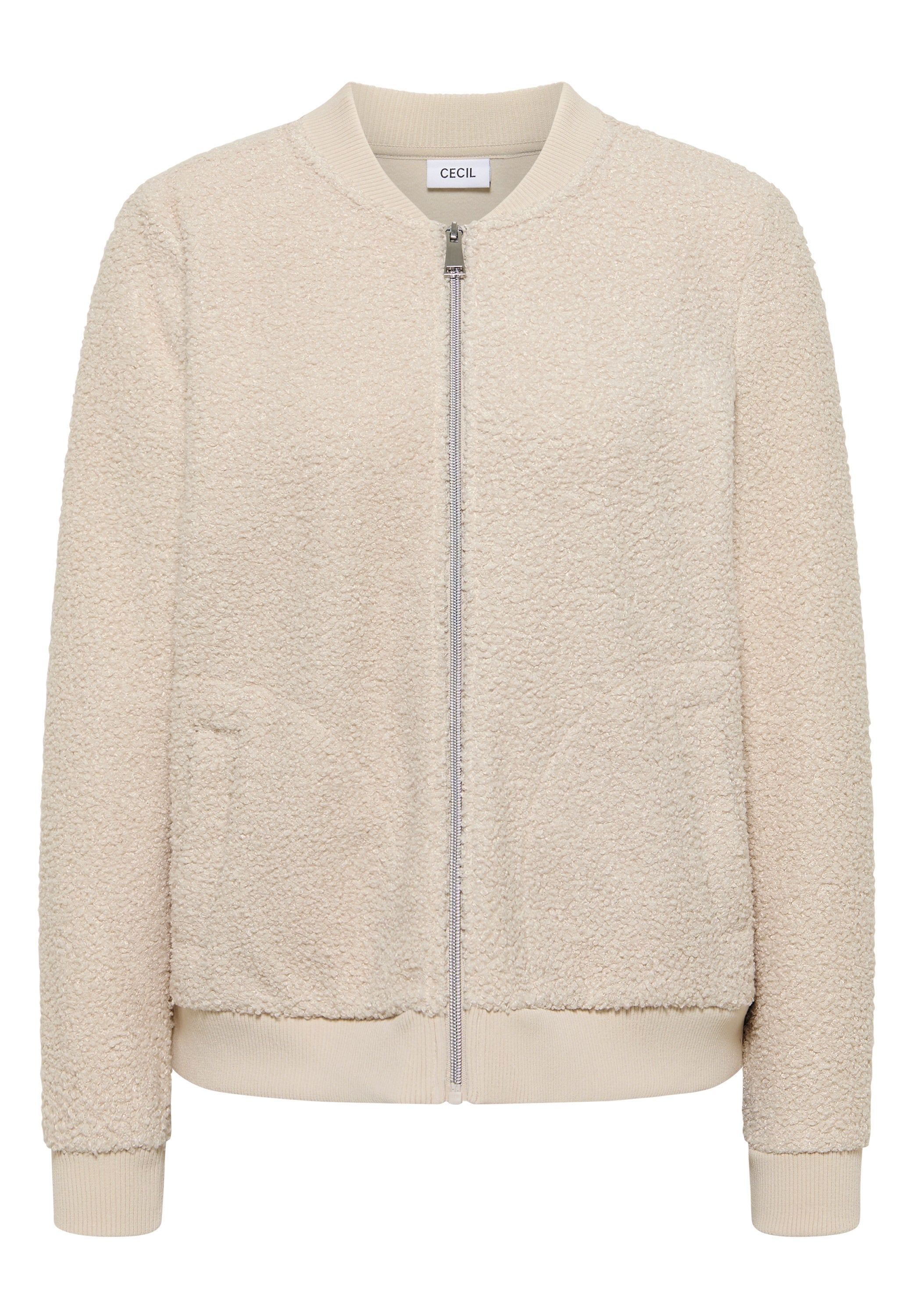 Teddy-Jacke - 15641 teddy vanilla white - Creme