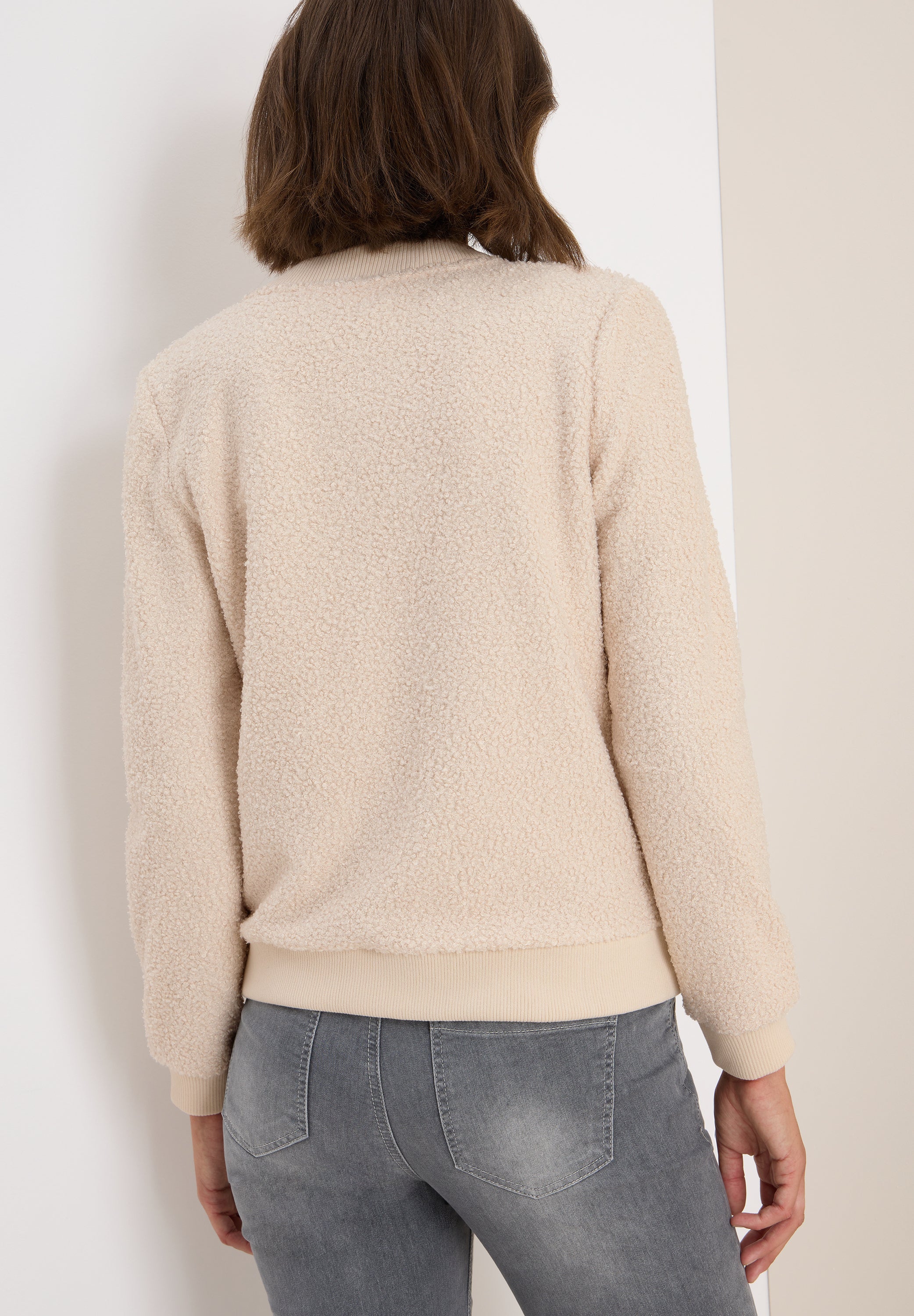 Teddy-Jacke - 15641 teddy vanilla white - Creme