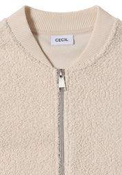 Teddy-Jacke - 15641 teddy vanilla white - Creme