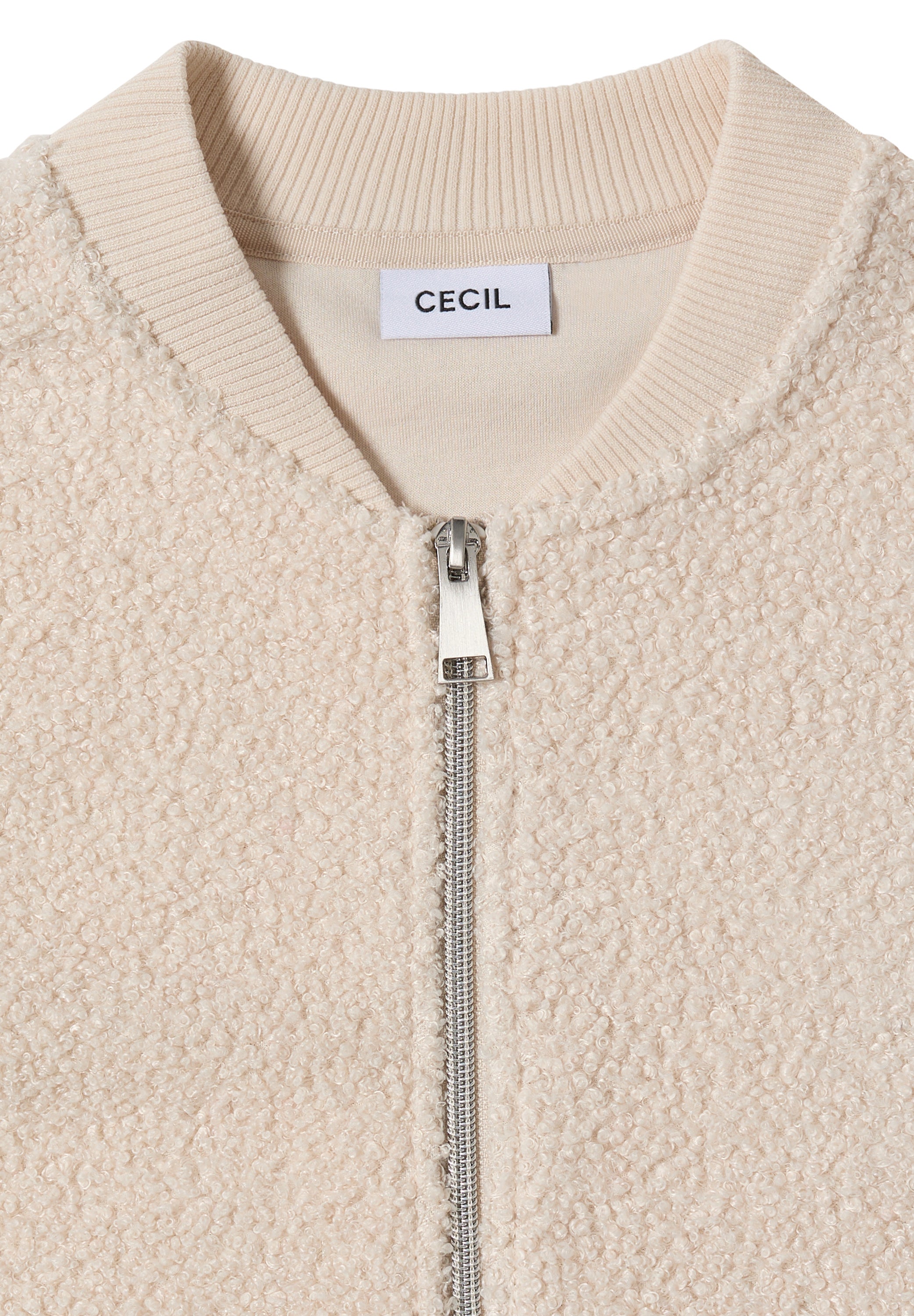 Teddy-Jacke - 15641 teddy vanilla white - Creme