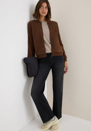 Teddy-Jacke - 17113 mocha caramel - Braun
