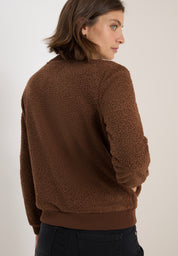 Teddy-Jacke - 17113 mocha caramel - Braun