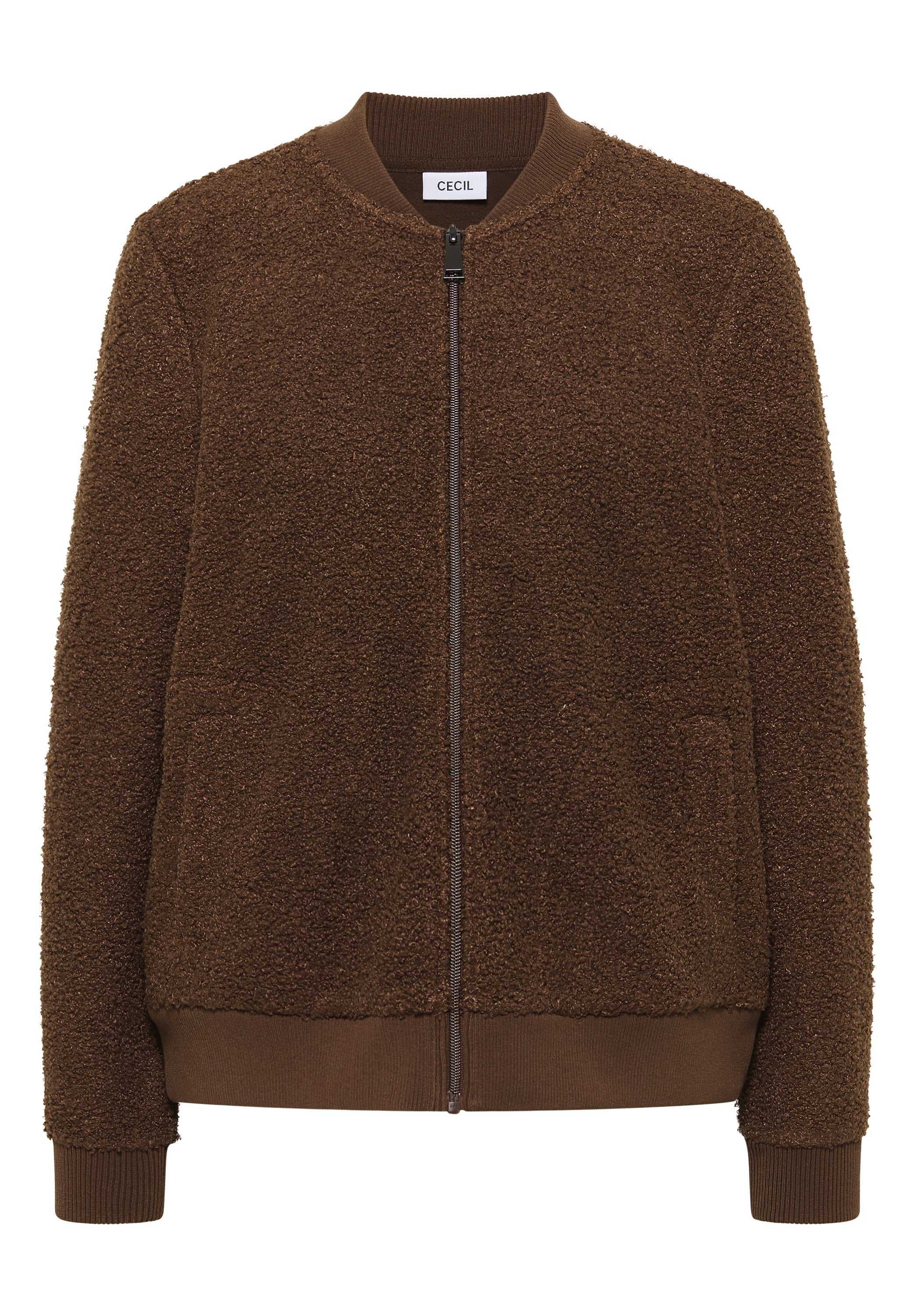 Teddy-Jacke - 17113 mocha caramel - Braun