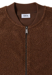 Teddy-Jacke - 17113 mocha caramel - Braun