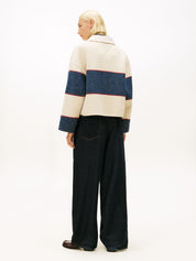 Übergangsjacke aus Wollmix - 0A4-BLUE - Blau