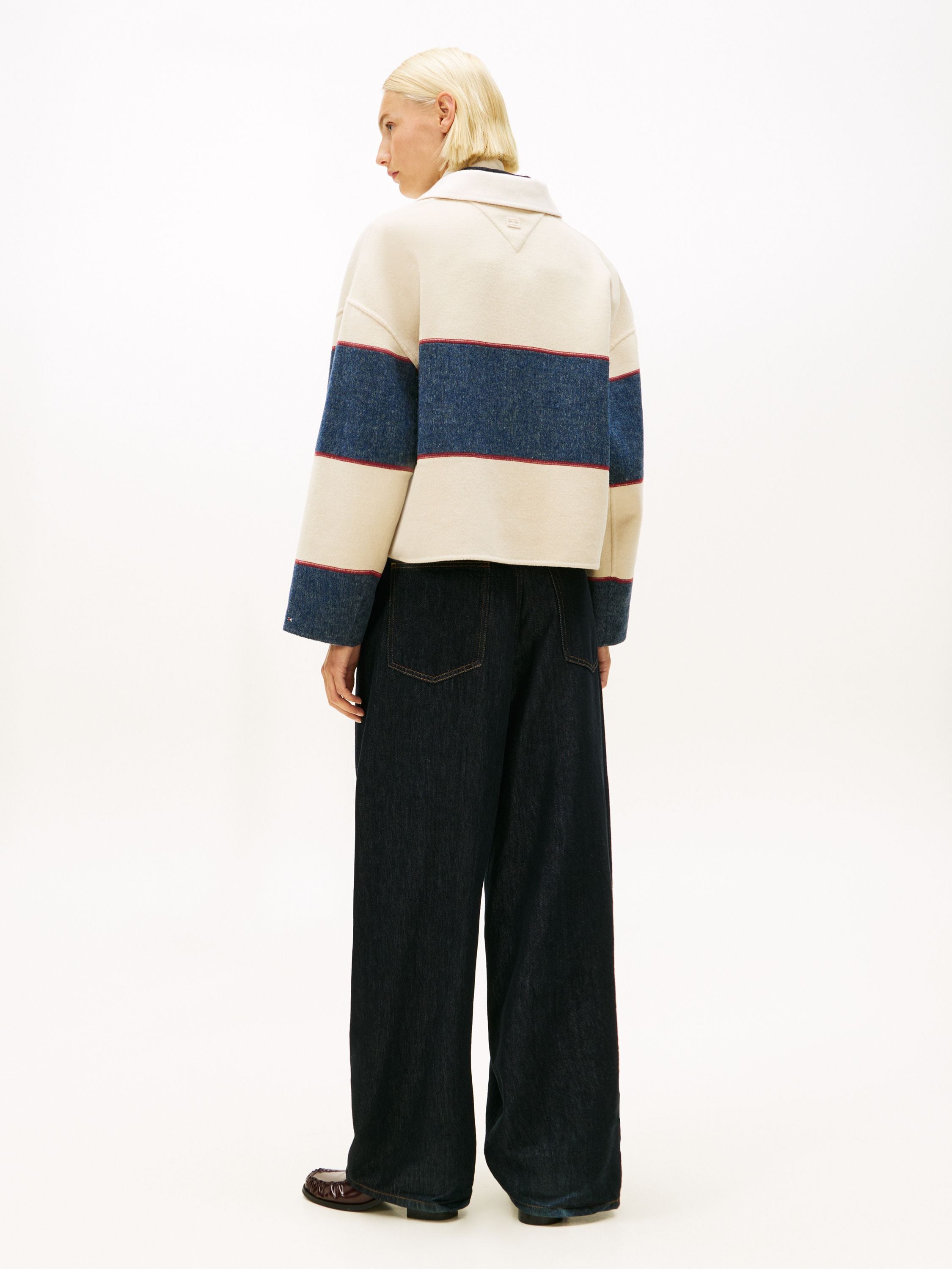 Übergangsjacke aus Wollmix - 0A4-BLUE - Blau