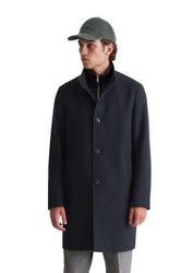 Mantel aus Wollmix - 898-dark navy - Blau