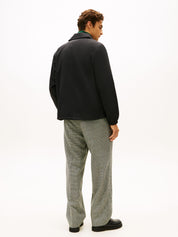 Übergangsjacke mit aufliegendem Kragen - BDS-BLACK - Schwarz