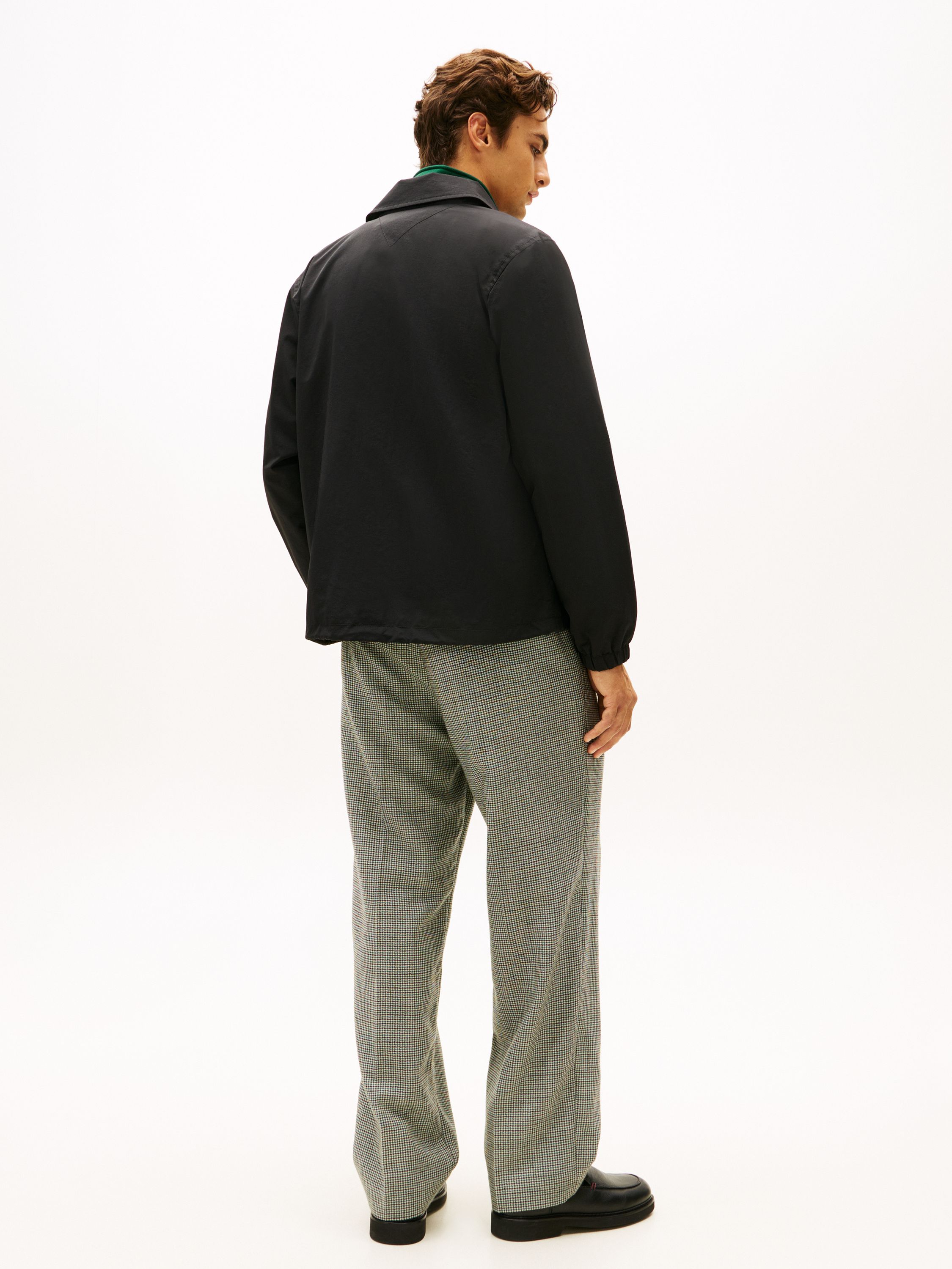 Übergangsjacke mit aufliegendem Kragen - BDS-BLACK - Schwarz