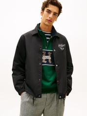 Übergangsjacke mit aufliegendem Kragen - BDS-BLACK - Schwarz