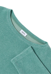 T-Shirt aus Cordstoff - 16917 jewel green - Grün