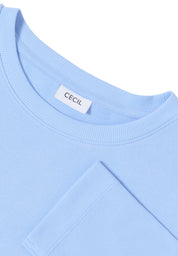 Langarmshirt aus Bio-Baumwolle - 17339 sporty light blue - Blau