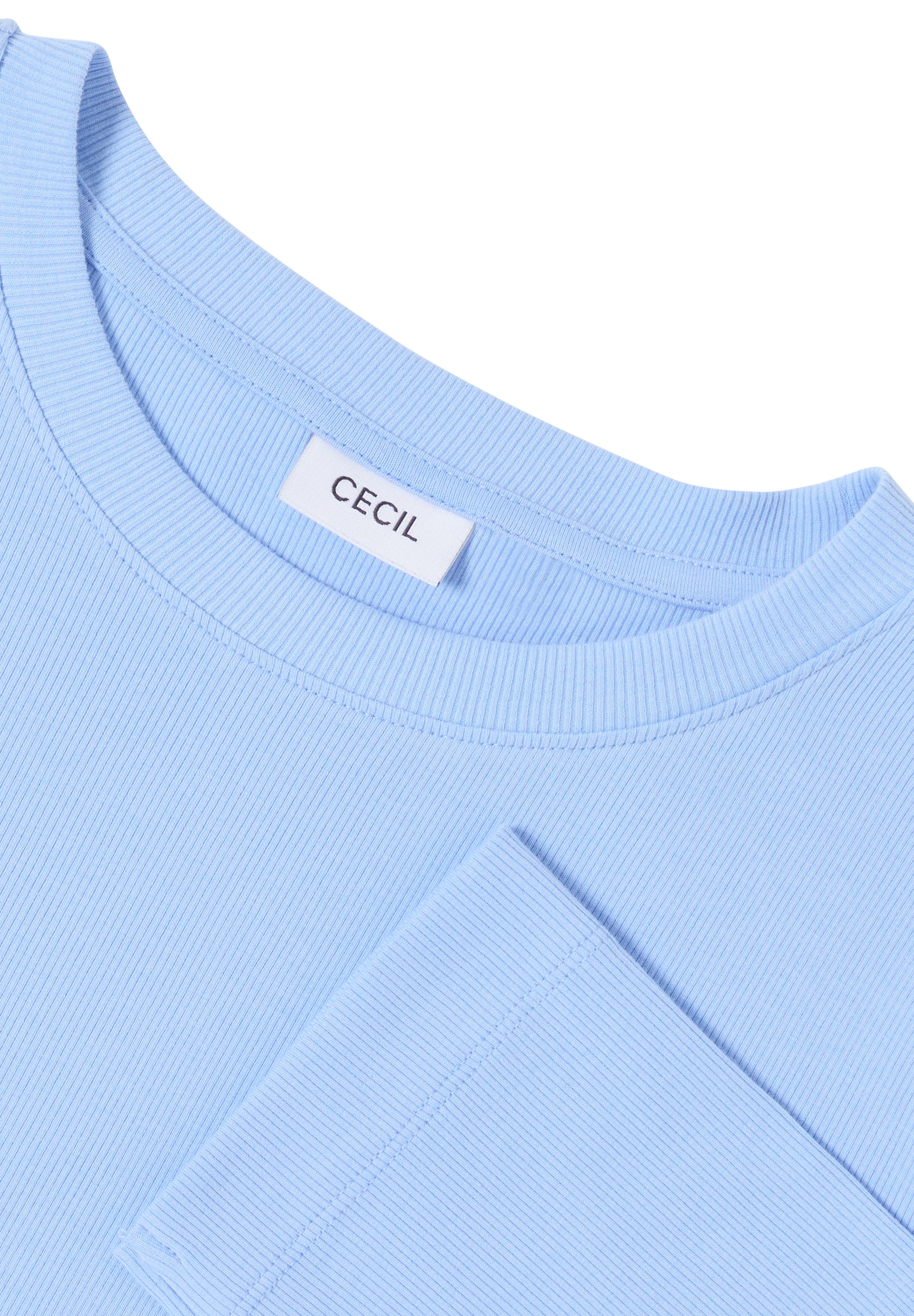 Langarmshirt aus Bio-Baumwolle - 17339 sporty light blue - Blau