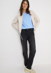 Langarmshirt aus Bio-Baumwolle - 17339 sporty light blue - Blau