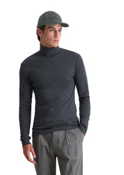 Strickpullover mit Turtleneck - 898-dark navy - Blau