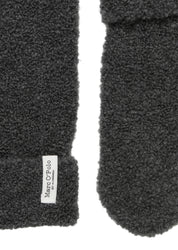 Bouclé-Fäustlinge - 915-chalky mauve melange - Grau