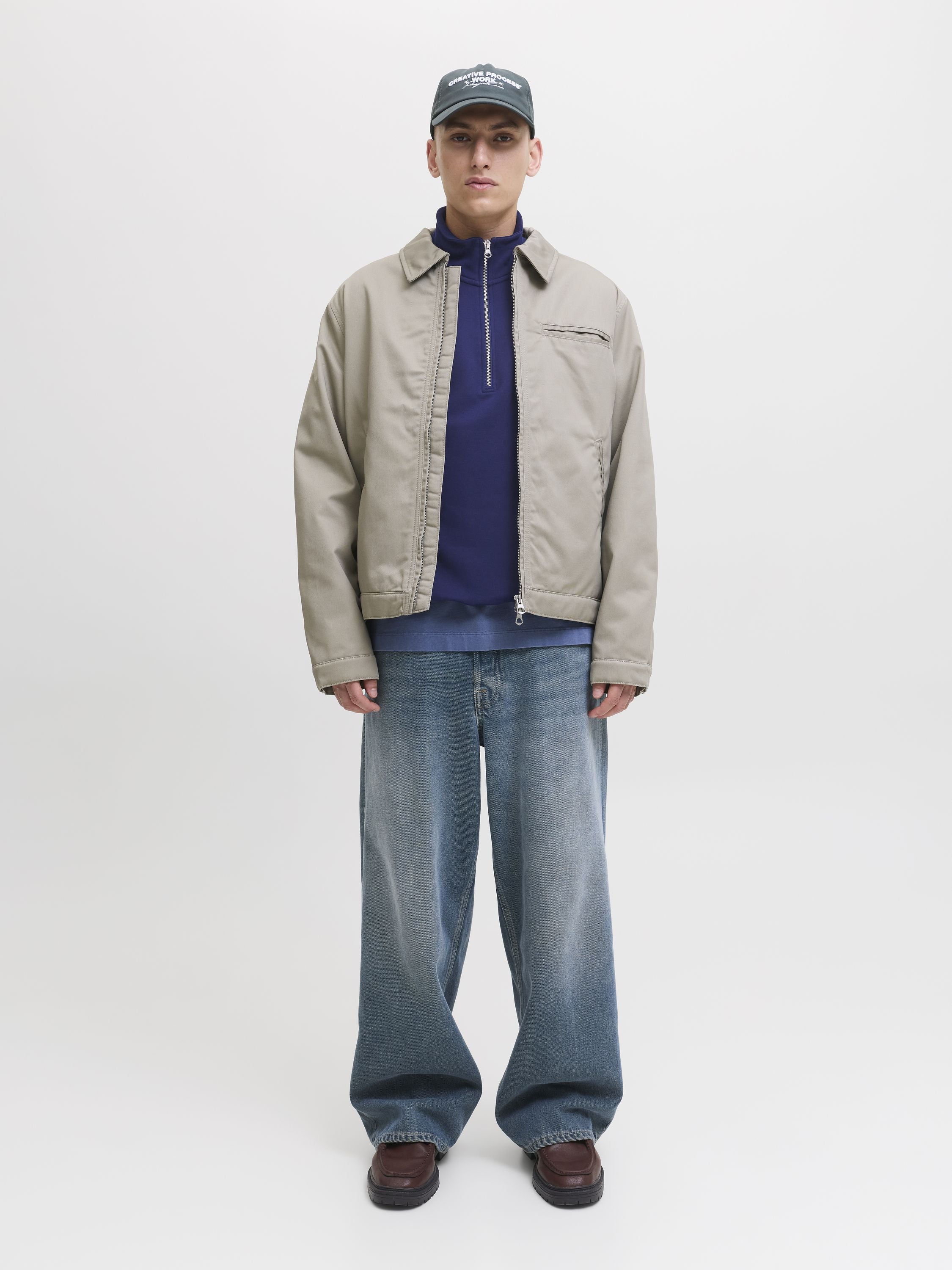 Strickpullover aus Baumwolle - Ocean Cavern - Blau