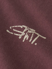 T-Shirt aus Bio-Baumwolle - Oxblood Red - Rot