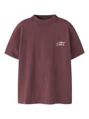 T-Shirt aus Bio-Baumwolle - Oxblood Red - Rot
