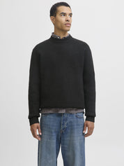 Strickpullover - Black - Schwarz