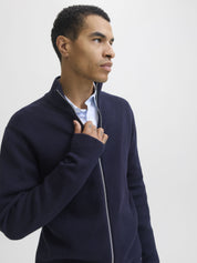 Strickjacke aus Baumwolle - Night Sky - Blau
