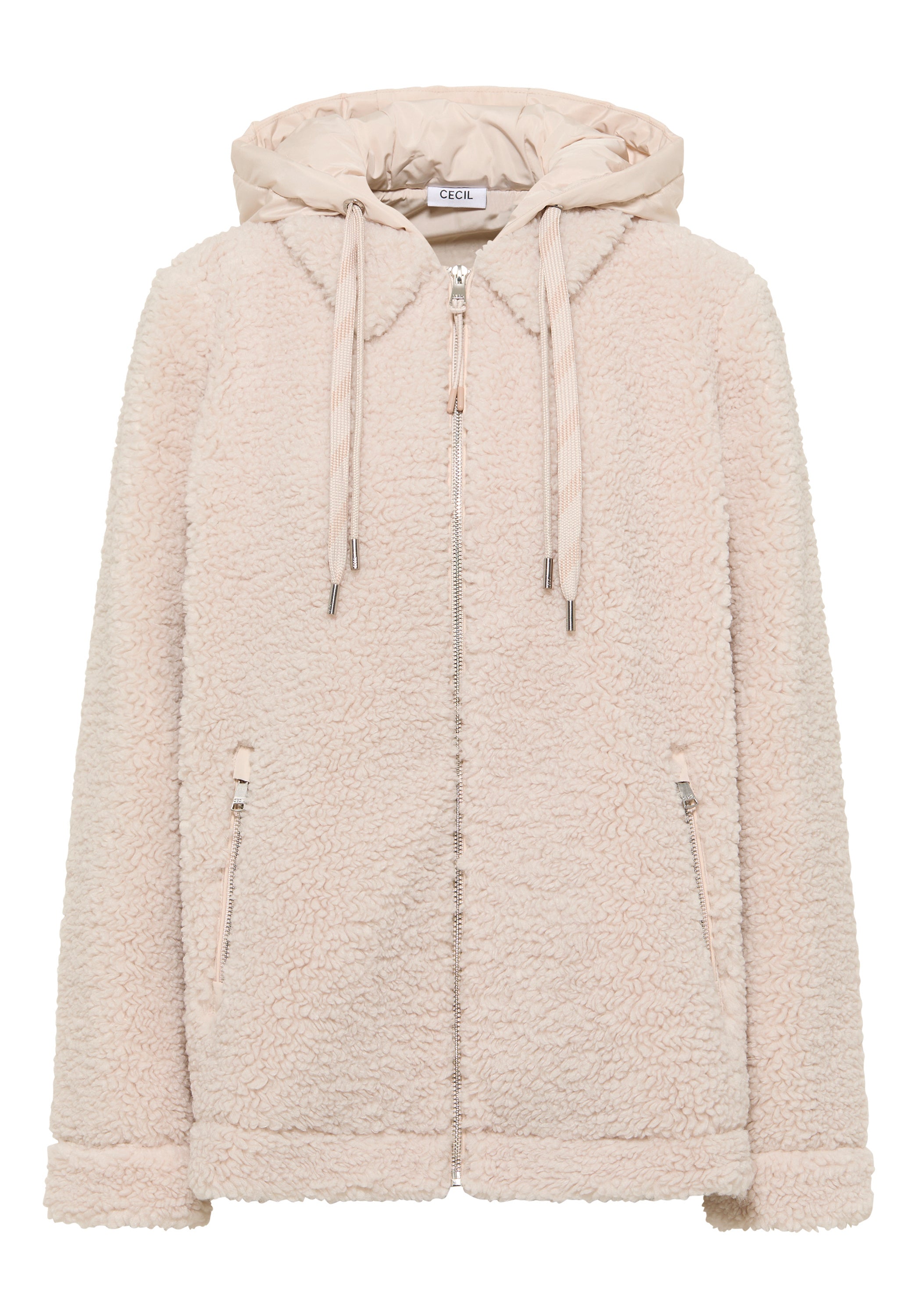 Teddy-Overshirt - 15641 teddy vanilla white - Creme