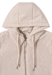 Teddy-Overshirt - 15641 teddy vanilla white - Creme